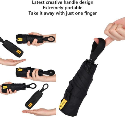 Mini Regenschirm UV Schutz Taschenschirm 5 Rippen Sonnenschutz