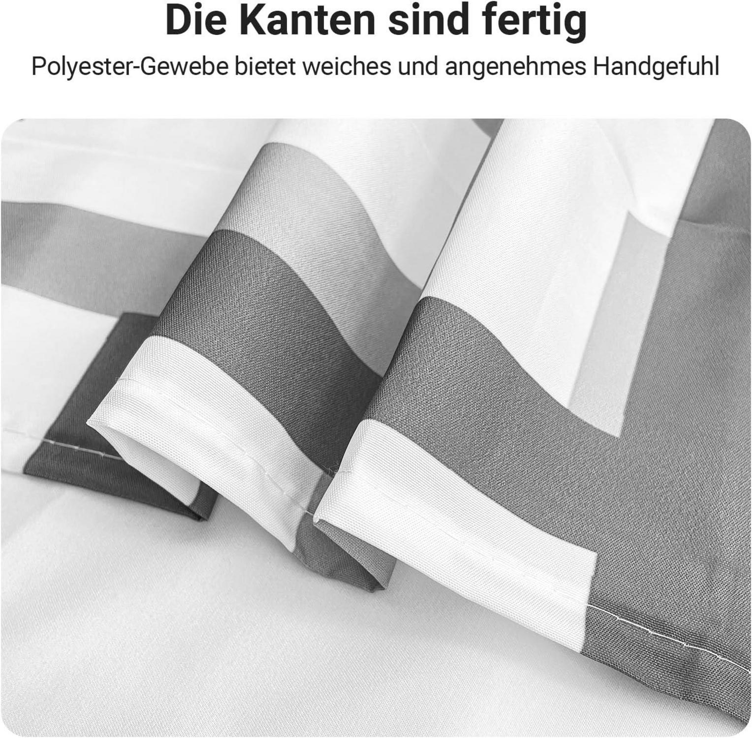 Duschvorhang 240x200 cm Block-Antischimmel Textil waschbar wasserabweisend 16