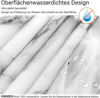 Duschvorhang Marmor-Muster 200x200cm wasserabweisend
