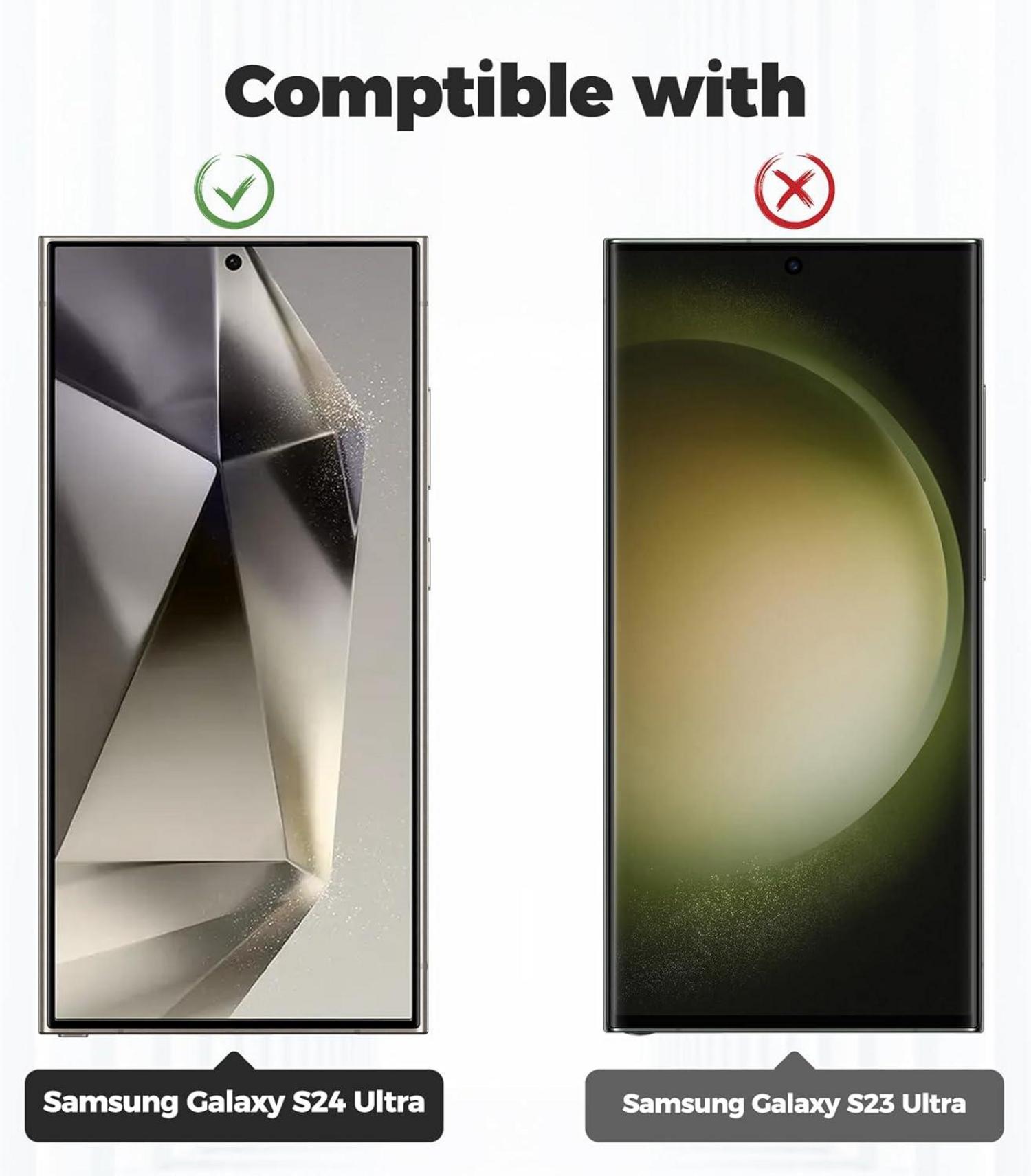 Handykette Samsung Galaxy S24 Ultra Transparente Hülle mit