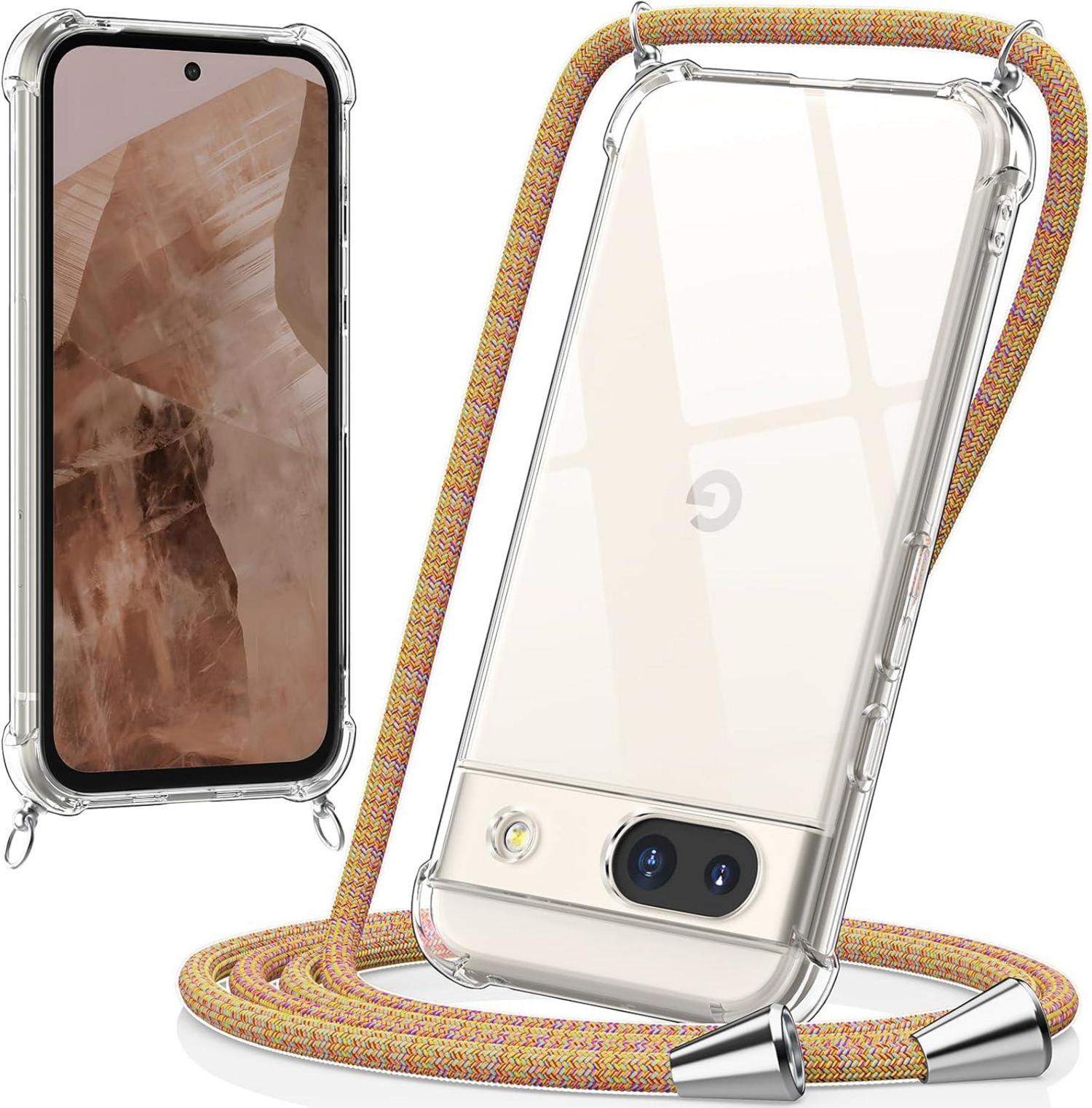Handykette kompatibel mit Google Pixel 8A Transparente Hülle mit