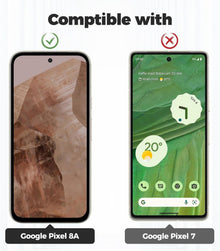 Google Pixel 8A Handykette mit transparenter Hülle und