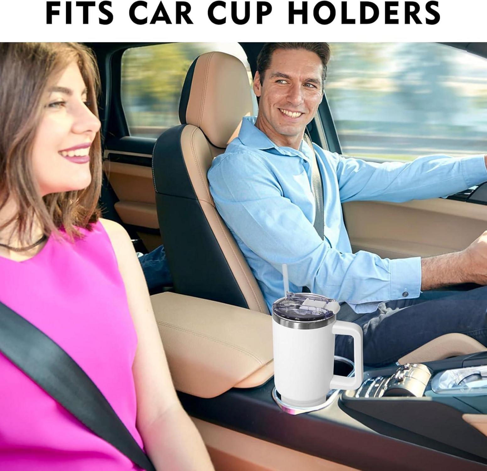 HNCY Thermobecher 1180ML Kaffeebecher to go Trinkbecher Strohhalm Isolierbecher Tumbler Cup