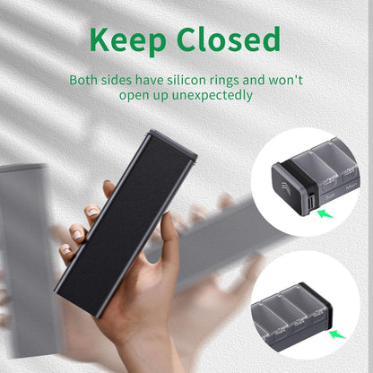 Wöchentlicher Pillen-Organizer für Vitamine & Medikamente