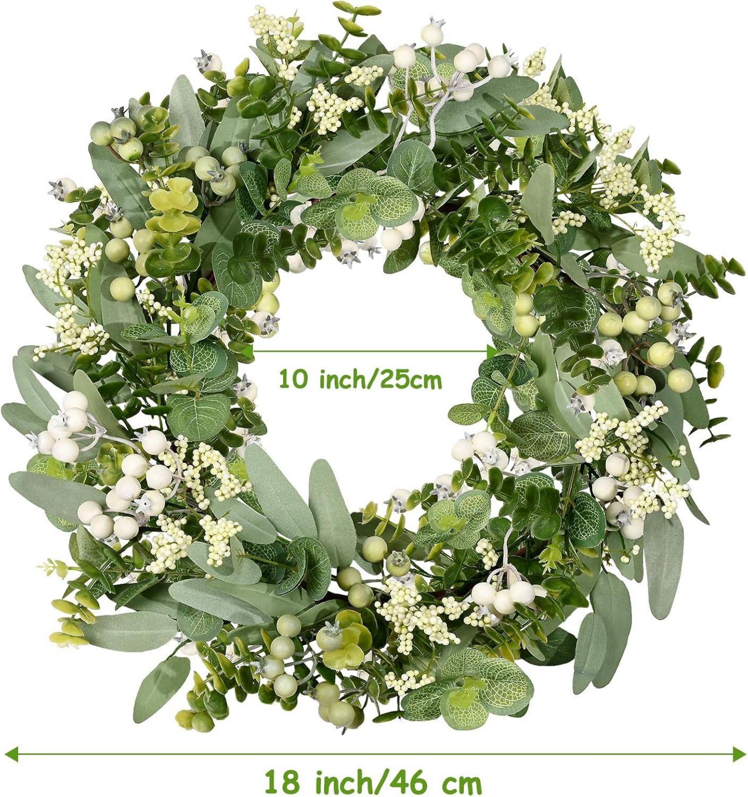 Eukalyptus-Kranz 46cm grüner Frühlings-Sommer Türkranz