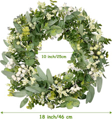 Eukalyptus-Kranz 46cm grüner Frühlings-Sommer Türkranz