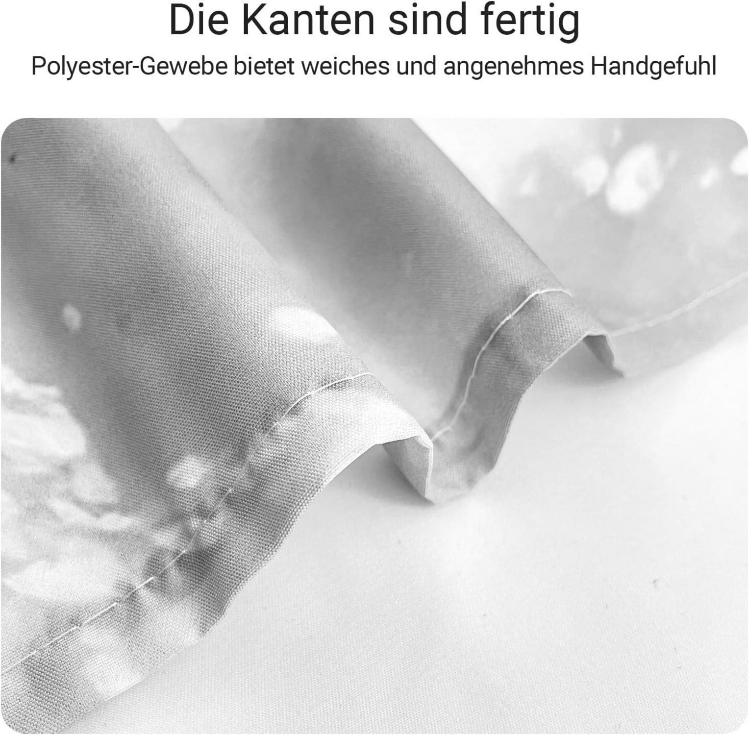 Duschvorhang Marmor Antischimmel 180x200cm, wasserabweisend waschbar mit Ösen