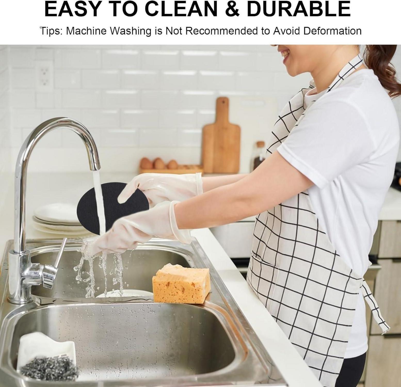 Filzuntersetzer 30 Stück Glasuntersetzer Schwarz Getränke Tisch Bar