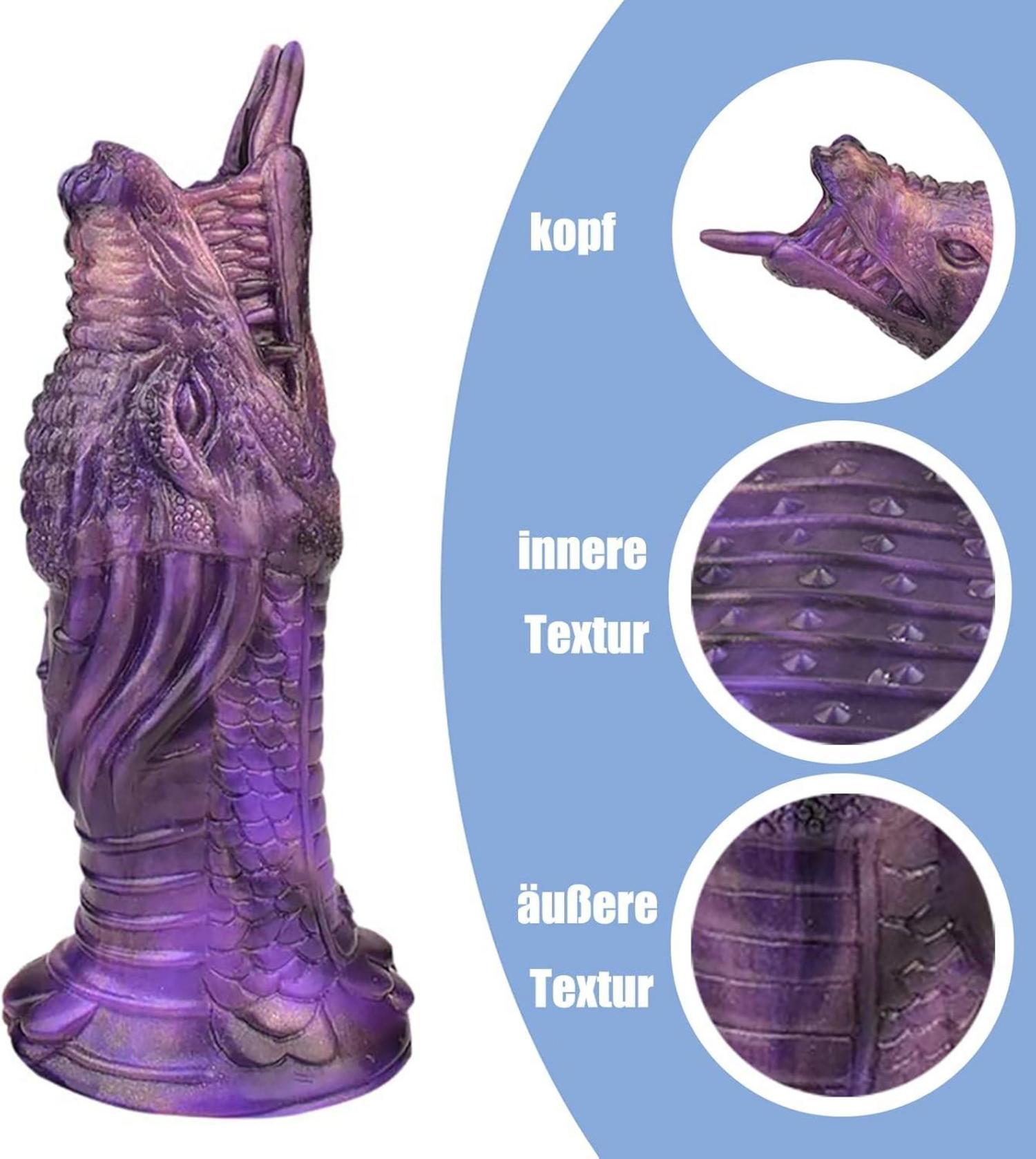 Penisverlängerung Masturbator 2-in-1 Sexspielzeug Alien Dildo 3D Tunnel