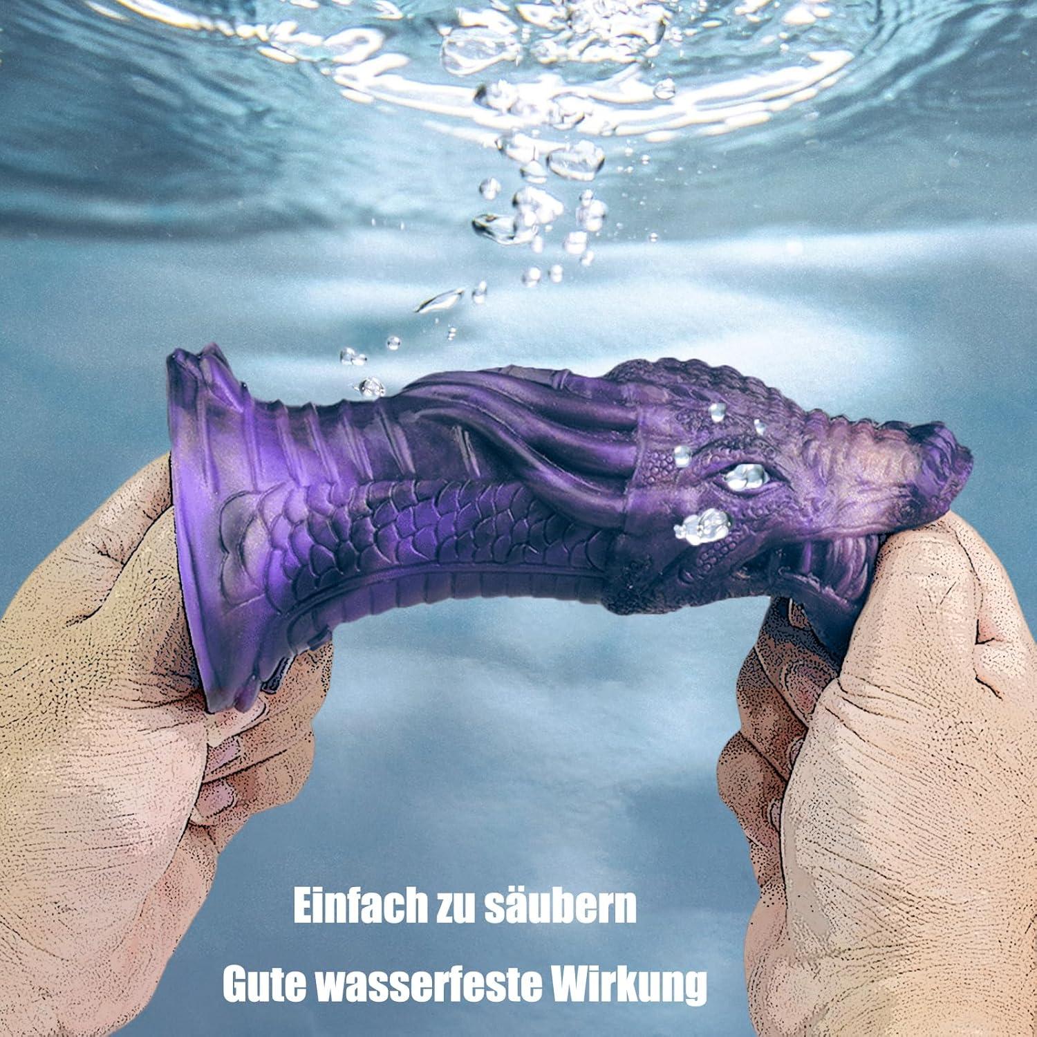 Penisverlängerung Masturbator 2-in-1 Sexspielzeug Alien Dildo 3D Tunnel