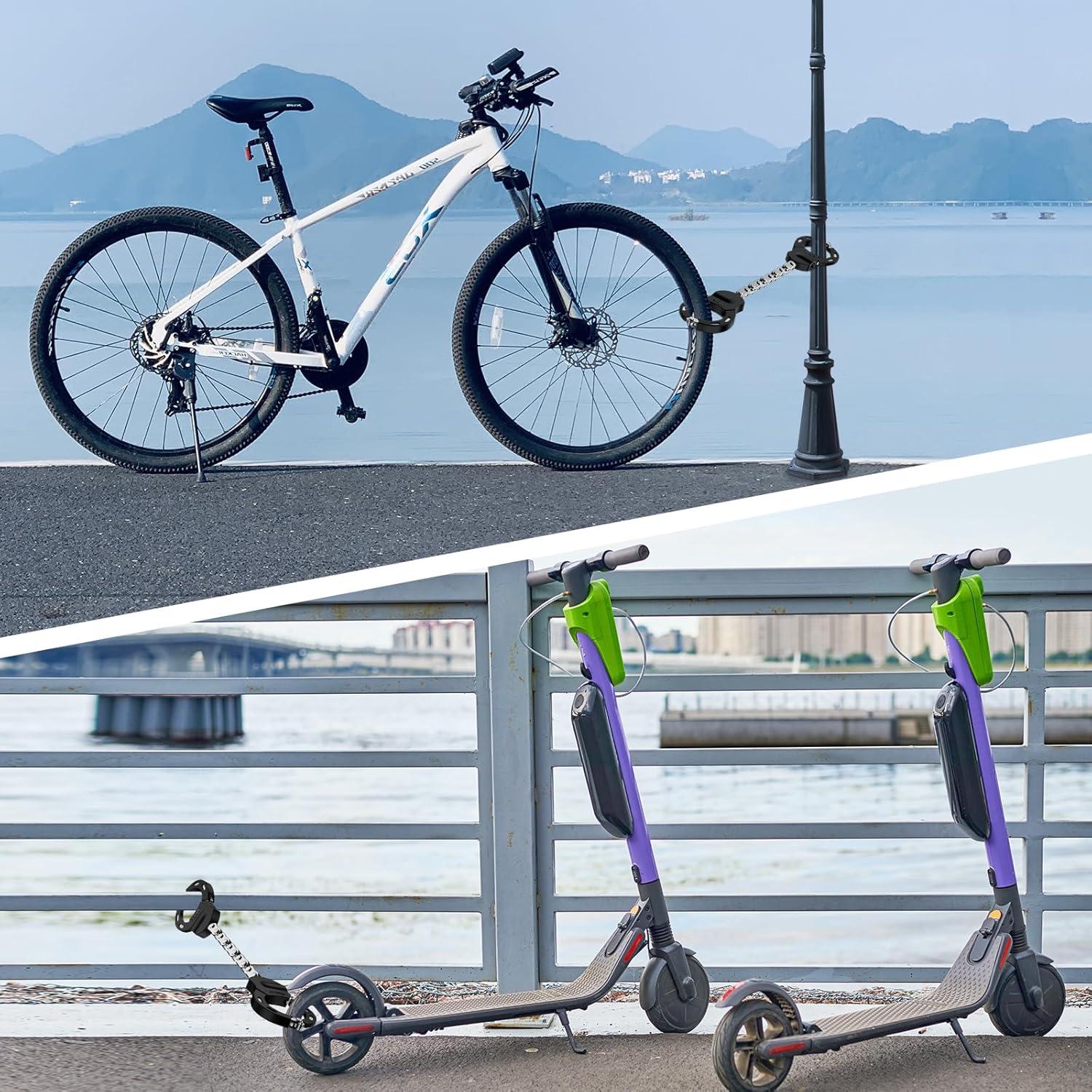 IMAYCC E Scooter Schloss Diebstahlsicheres Handschellenschloss 56cm