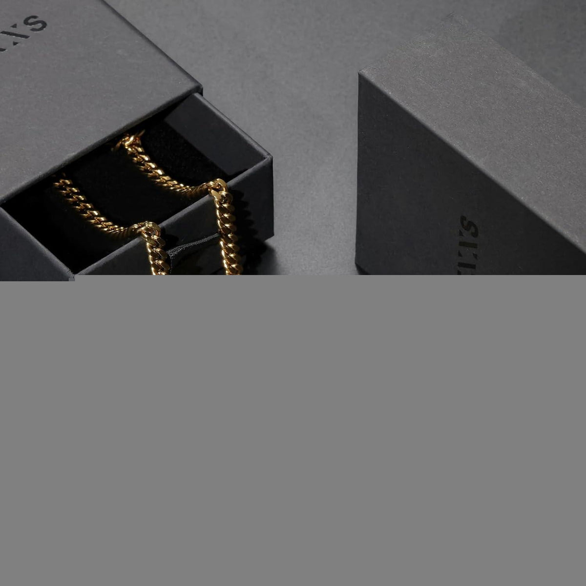 Panzerkette Herren 18 Karat Vergoldet 4-6mm, Goldkette für Männer