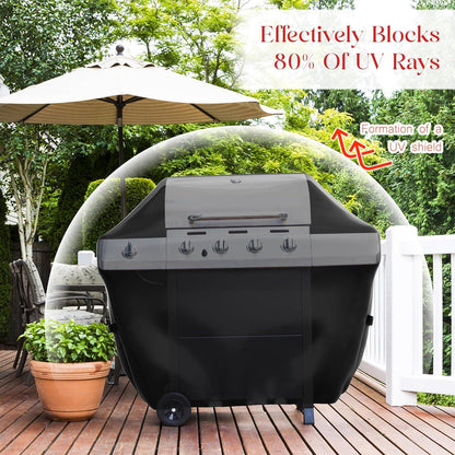 Wetterfeste Grillabdeckung für Gasgrill 100x60x90cm UV-beständig