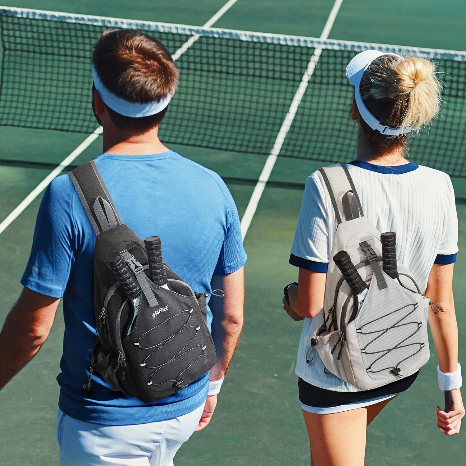 Sport-Schultertasche Pickleball-Tennistasche Slingbag für
