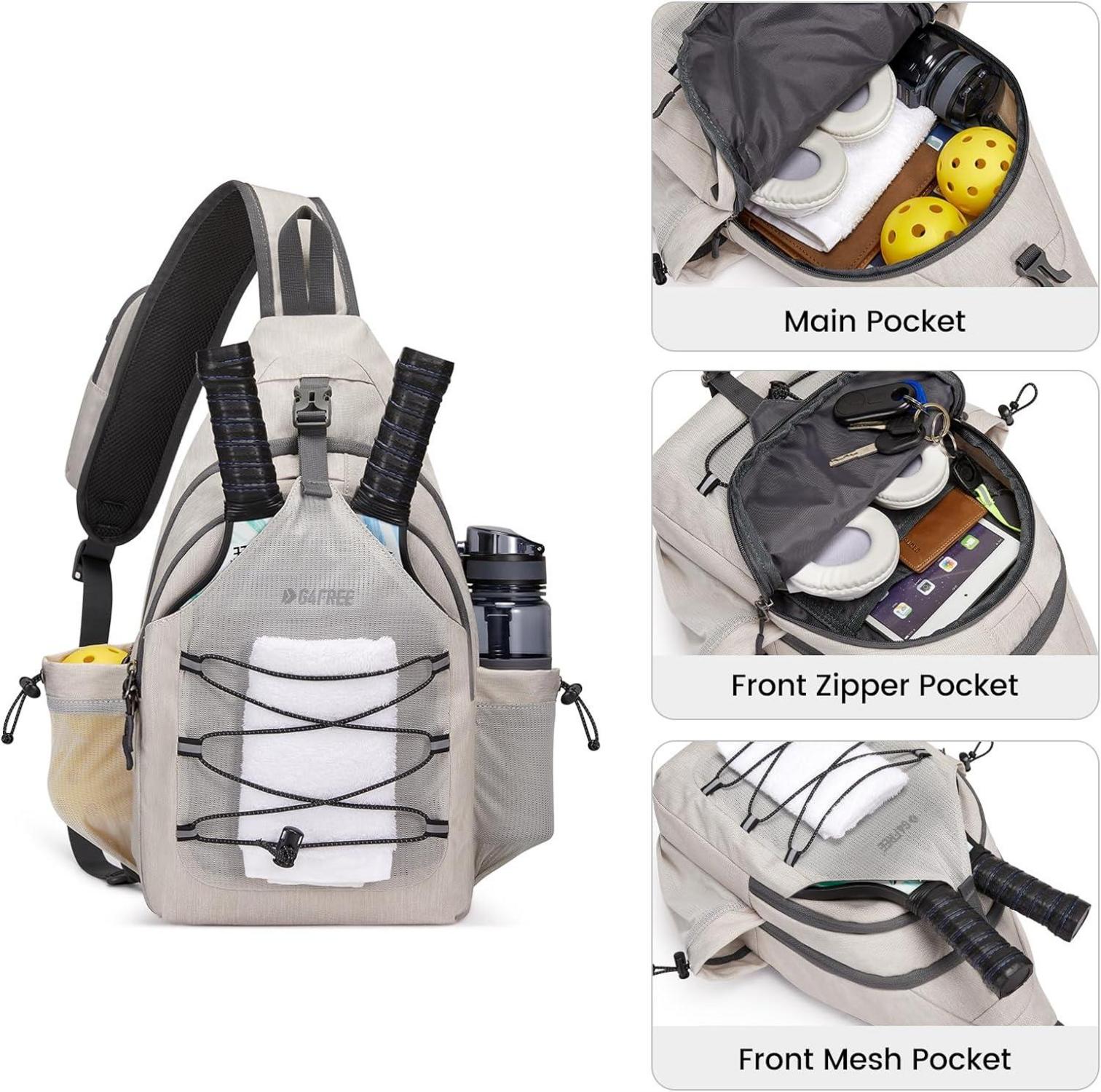 G4Free Pickleball-Schultertasche für Herren und Damen