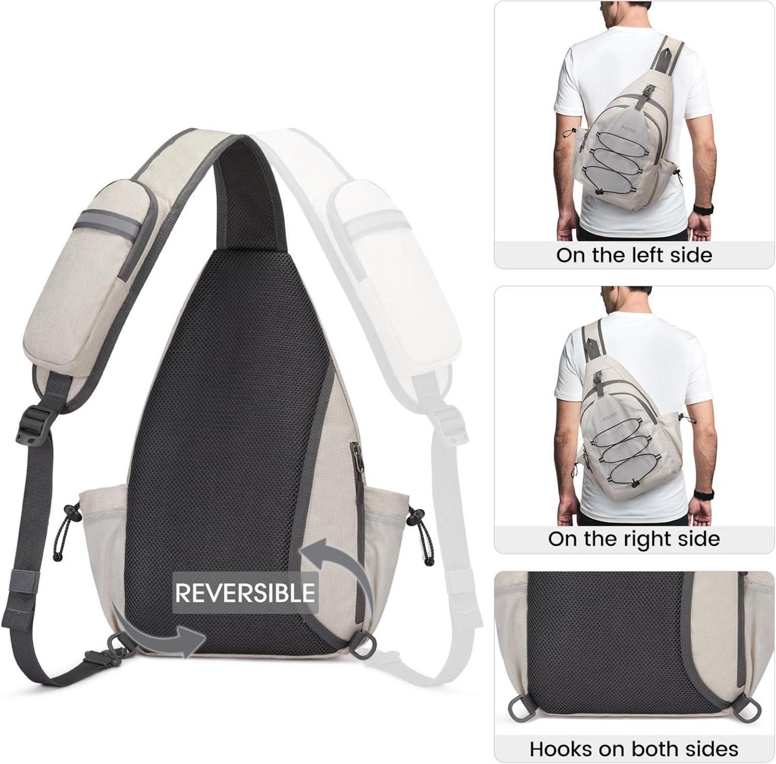 Sport-Schultertasche Pickleball Brusttasche Sling Tasche Tennis Wandern