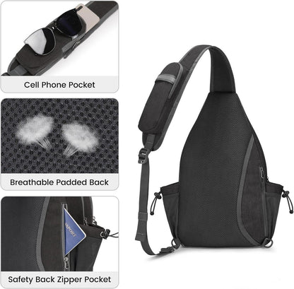 G4Free Sport-Schultertasche Pickleball Tasche Herren Damen Wandern Tennis