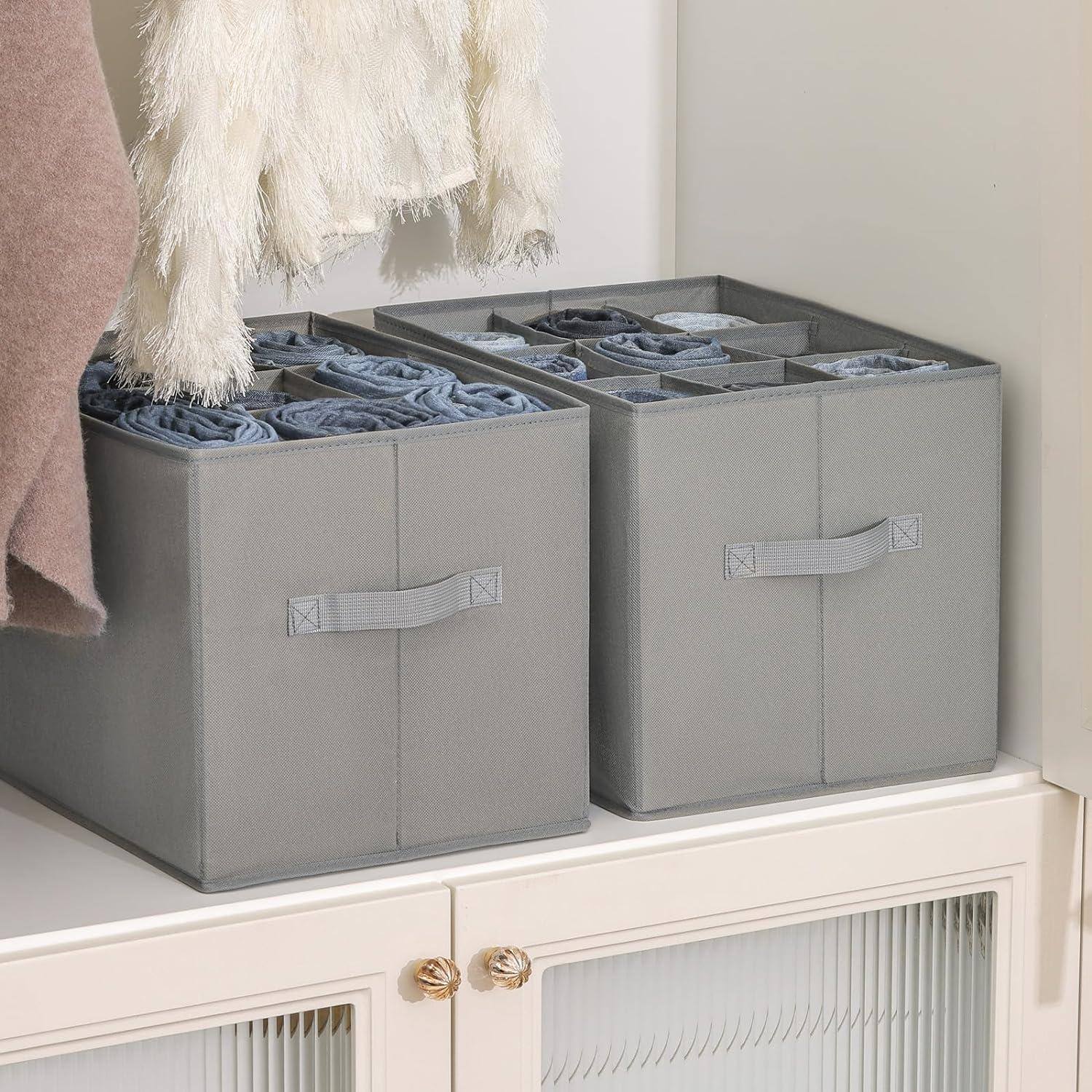 9 Zellen Schubladen Ordnungssystem für Kleidung & Jeans