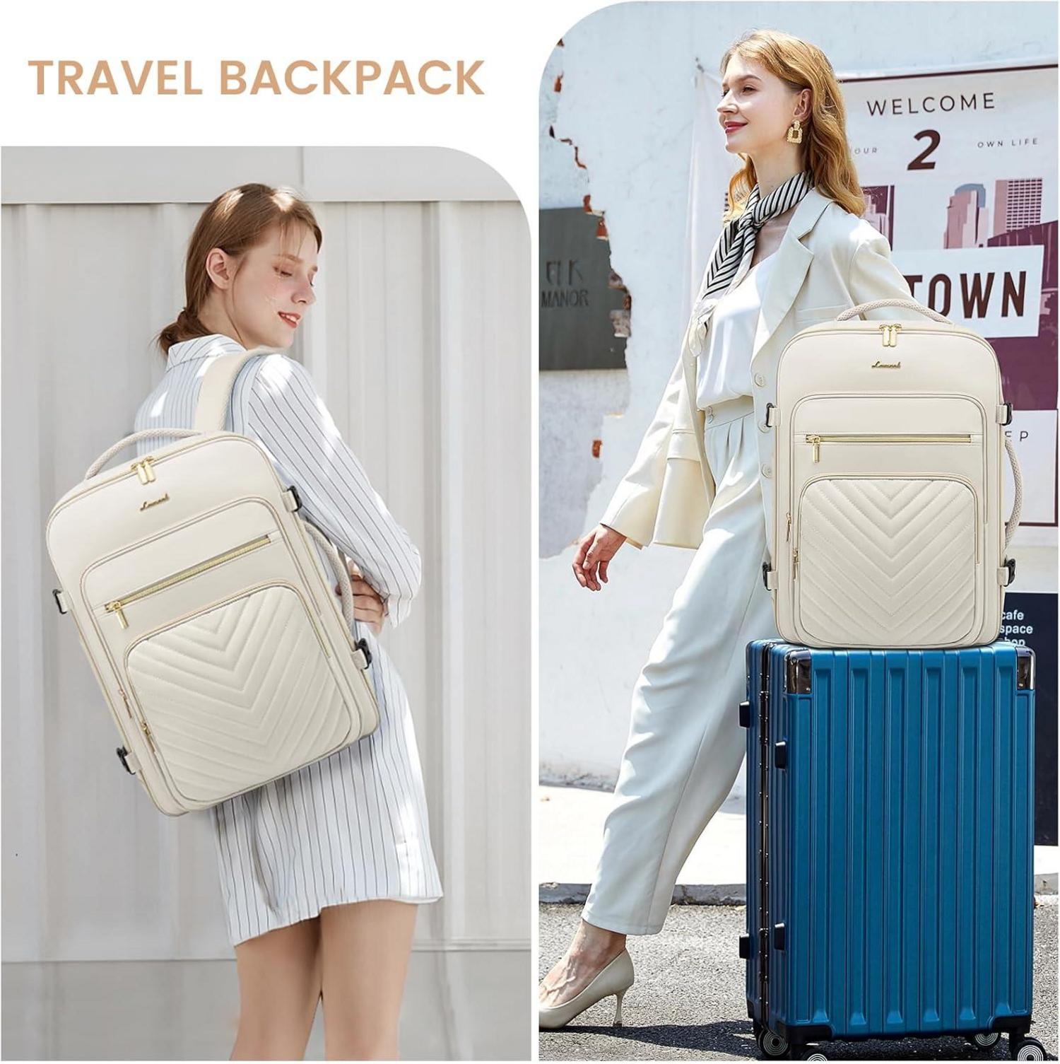 40L Reiserucksack Damen Handgepäck Flugzeug Laptop