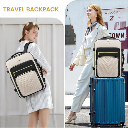 Reiserucksack Damen 40L Handgepäck Rucksack Wasserfest