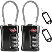 TSA Gepäckschlösser 3-stellige Kombination Zahlenschloss