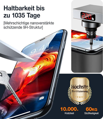 TORRAS iPhone 11 Panzerglas Schutzfolie 9H+ Sturzsicher 2er Pack