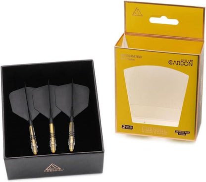CUESOUL ROST T19 Carbon Dartschaft Flight 3er-Set große Flügelform