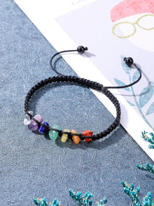 Chakra Armband mit 7 Chakra Steinen Heilstein Yoga Healing