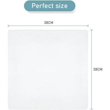 Herren Taschentücher Baumwolle 6er Set Weiß 38x38 cm