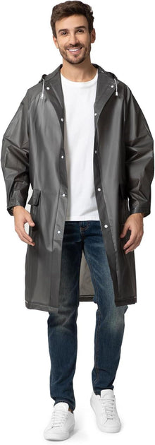 Regenponcho Wasserdicht EVA Regencape Reflektorstreifen