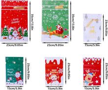 34 Weihnachtsgeschenkbeutel in verschiedenen