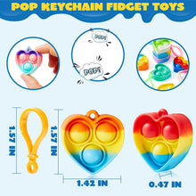 Pop-Schlüsselanhänger Herz – Fidget-Spielzeug für Kindergeburtstage