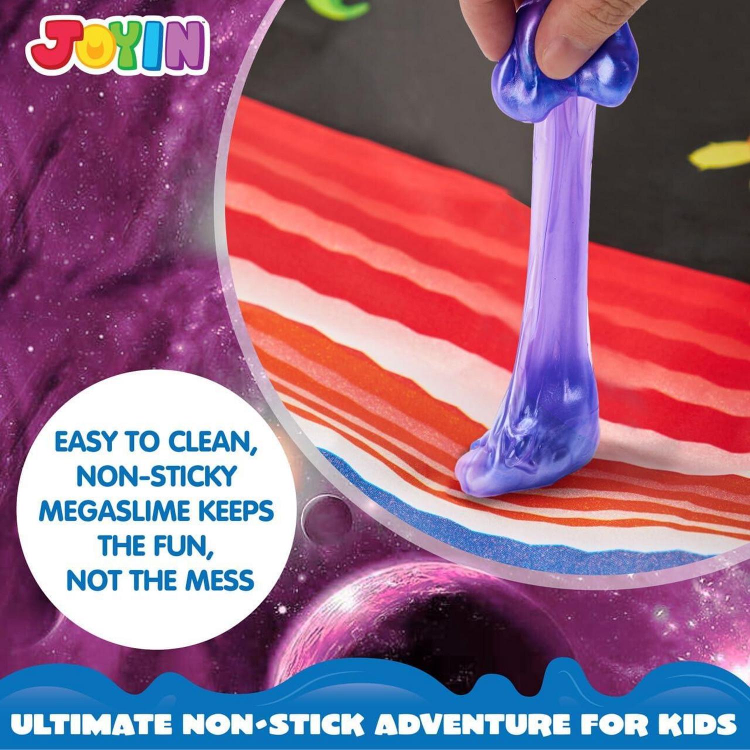 24er Pack Galaxy Slime Ball Set – Fluffy, Nicht klebrig, schmutzfrei