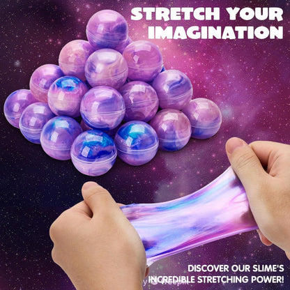 24er Pack Rosa Galaxie Slime Partygeschenke für Kindergeburtstag