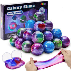 Galaxy Slime Kit 24er Pack Partygeschenke Fluffy Streßabbauend