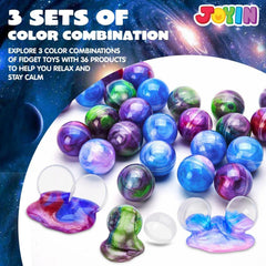 JOYIN Galaxy Slime Kit 24er Pack Partygeschenke für Kinder