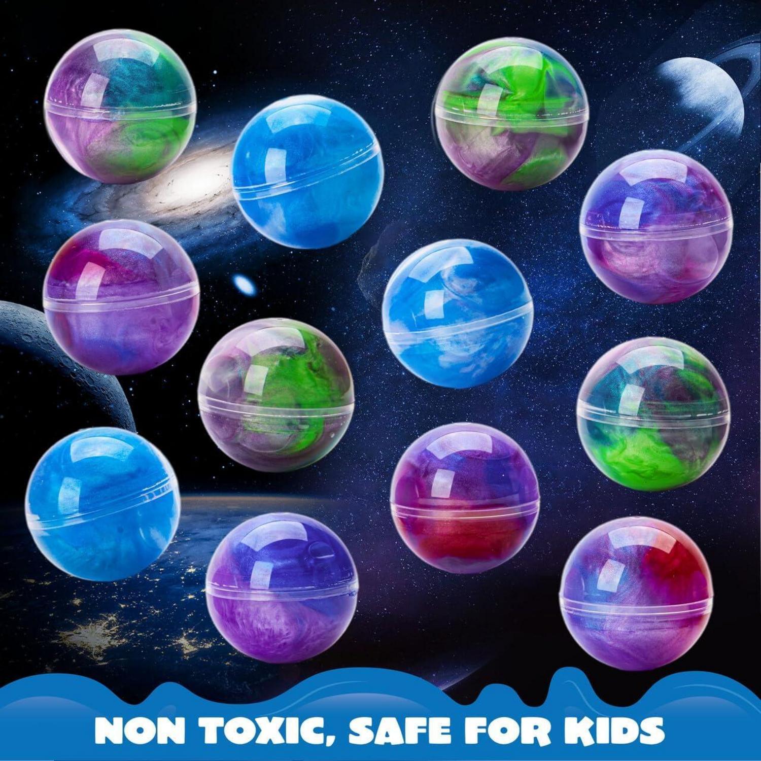 24er Pack Galaxy Slime Kit - Fluffy, schmutzfrei, streßabbauend