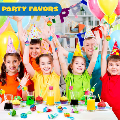30 Stück Pop-Schlüsselanhänger Mini-Fidget-Spielzeug Kindergeburtstag