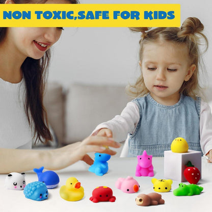 25er Pack Mini Mochi Squishy Toys für Kinder, Kawaii Stress Relief Spielzeug