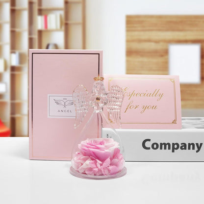 Geschenke für frauen Rose in Engel Figur weihnachtsgeschenke