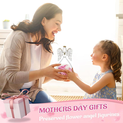 Geschenke für frauen Rose in Engel Figur weihnachtsgeschenke