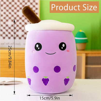Bubble Tea Plüschkissen 25cm Milchtee Tasse Plush Weich