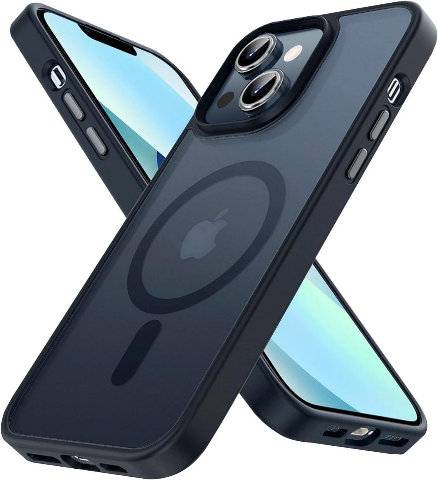 Magnetische iPhone 13 Hülle mit Magsafe - Schwarz