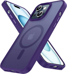 Magnetische iPhone 15 Plus Hülle, Kompatibel mit MagSafe, Stoßfest