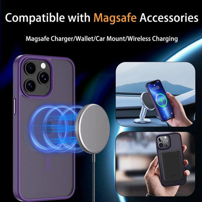 Magnetische iPhone 15 Plus Hülle: MagSafe, Militärischer