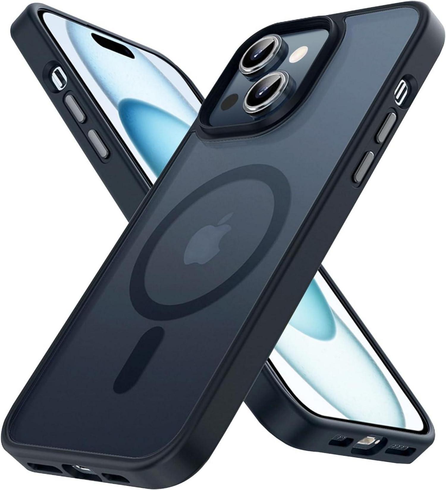 Magnetische Hülle für iPhone 15, Kompatibel mit