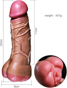 Homosexueller 3D Vagina Tunnel Dildo Masturbator