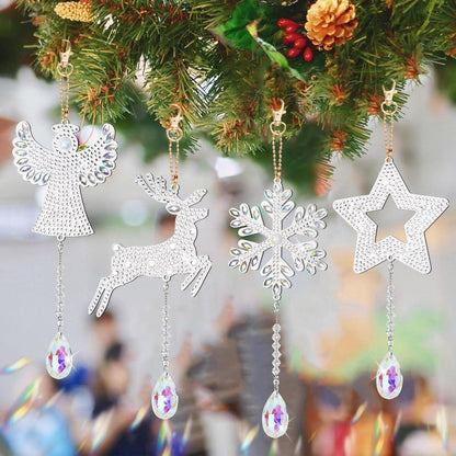 5D Diamond Painting Weihnachtsanhänger Set 6 - DIY Kits