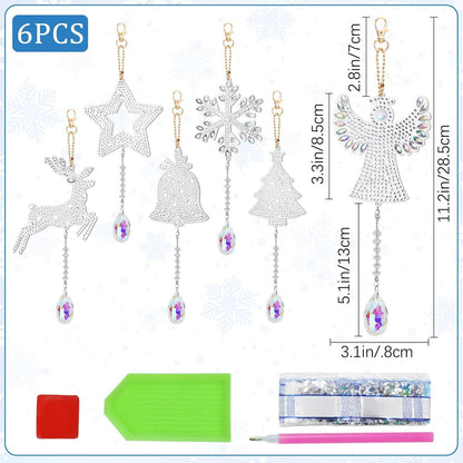 5D Diamond Painting Weihnachtsanhänger Set DIY Kristall Dekoration