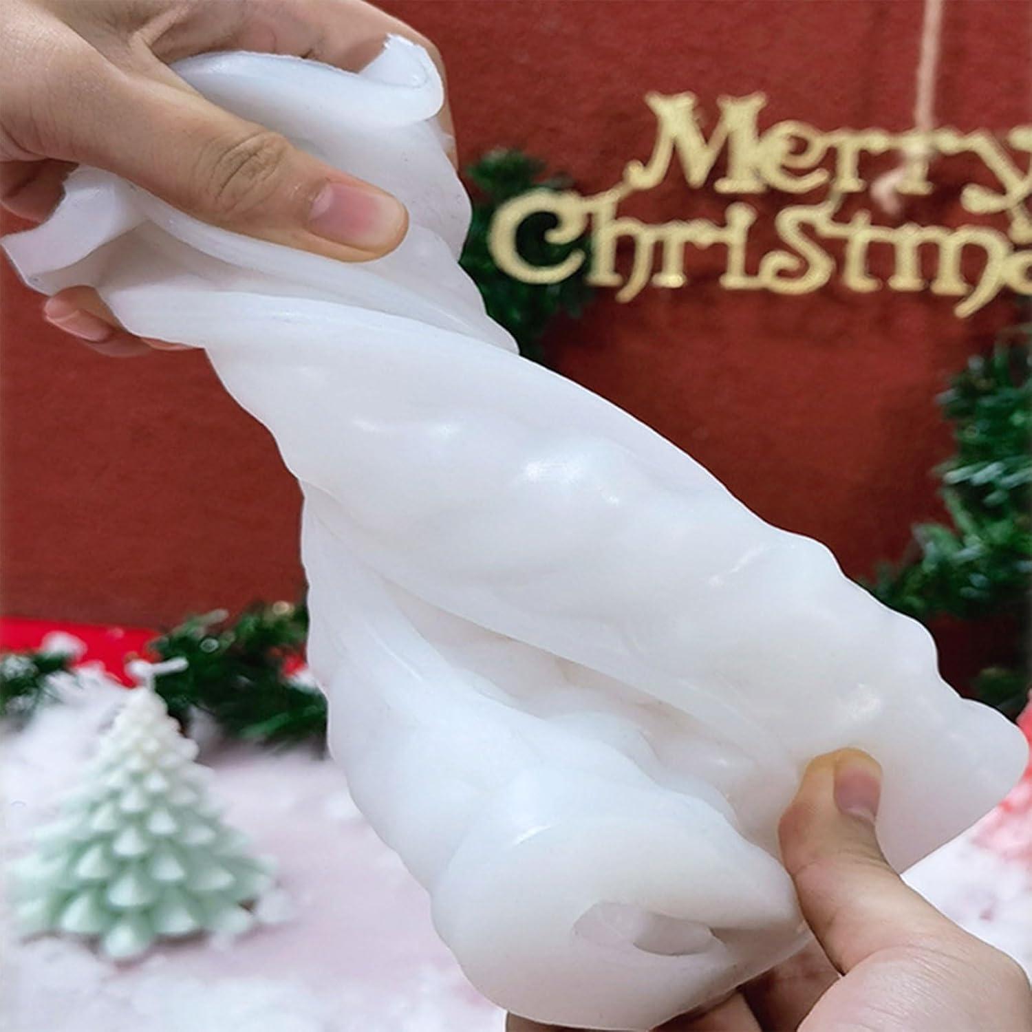 3D Silikonform Weihnachten Schneemann Kerzen DIY Handwerk